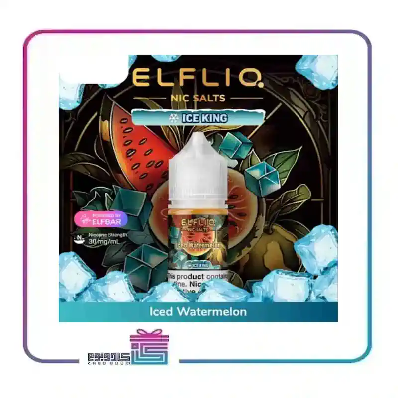 سالت برند الفبار طعم هندوانه یخ 30 میلی گرم elfbar salt 30 mil
